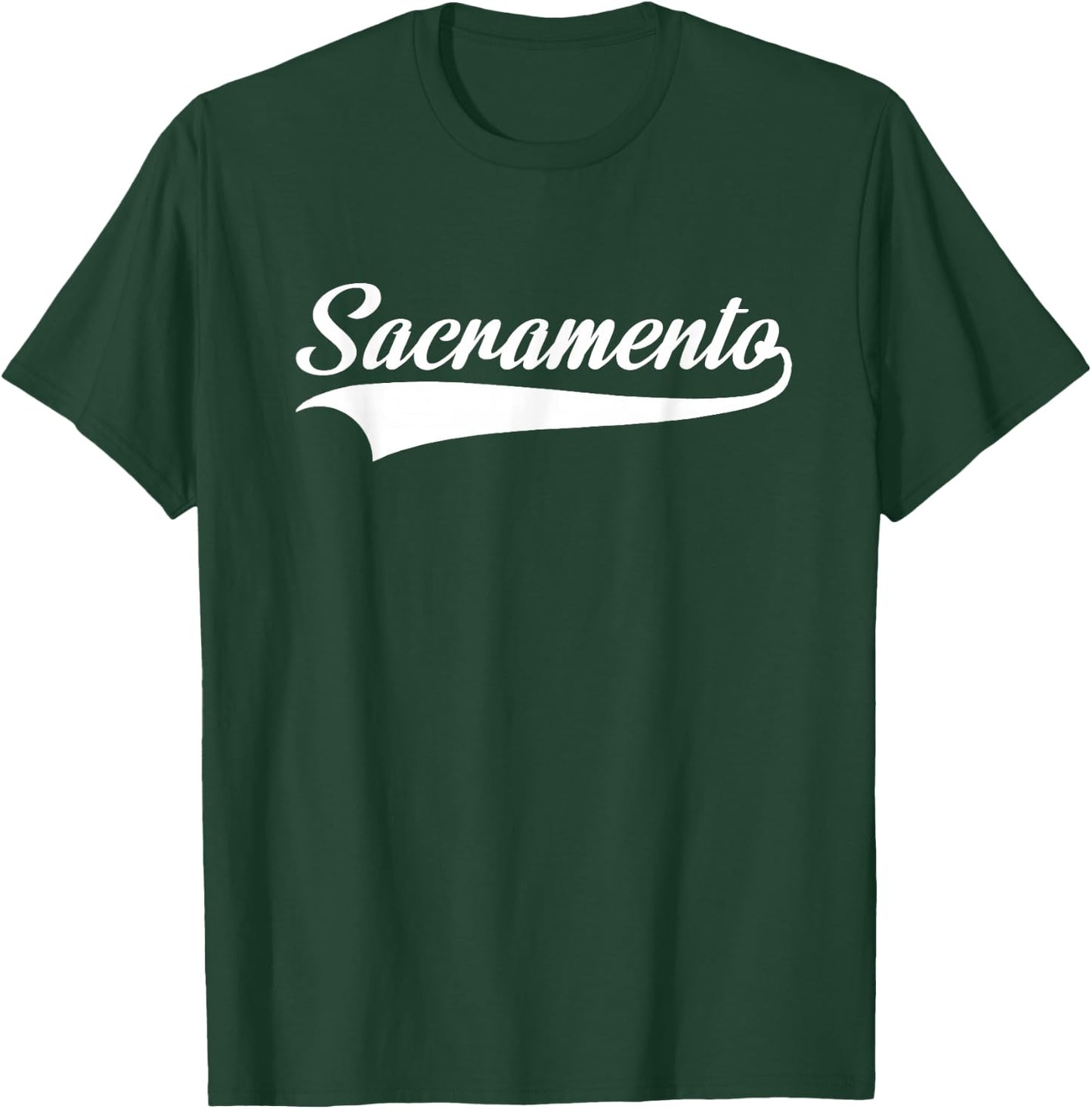 Sacramento - California - Throwback Design - Classic T-Shirt - T-Shirt | Forest