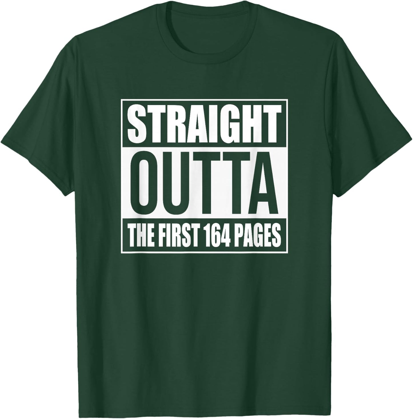 Straight Outta The First 164 Pages Alcoholics AA Anonymous T-Shirt - T-Shirt | Forest