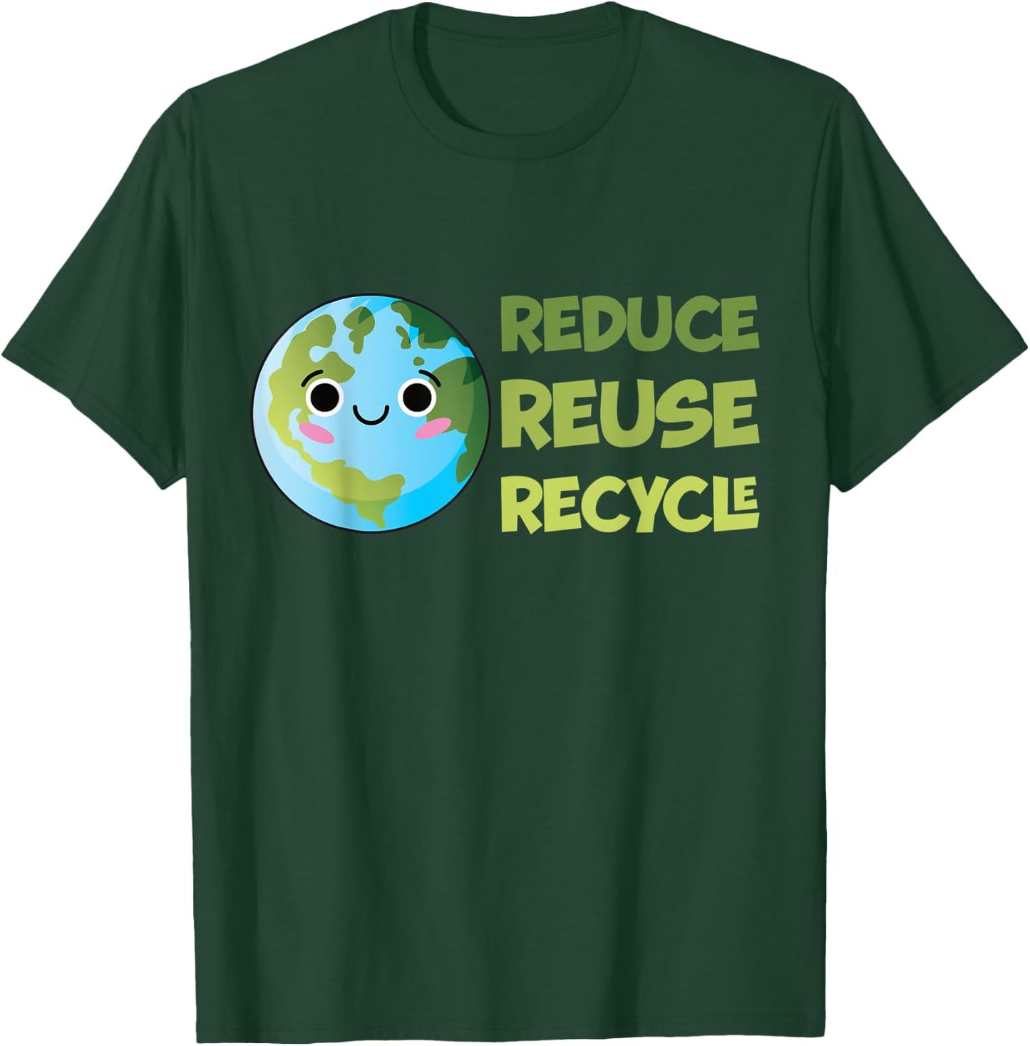 Earth Day Recycling Environment Anniversary Decoration T-Shirt - T-Shirt | Forest