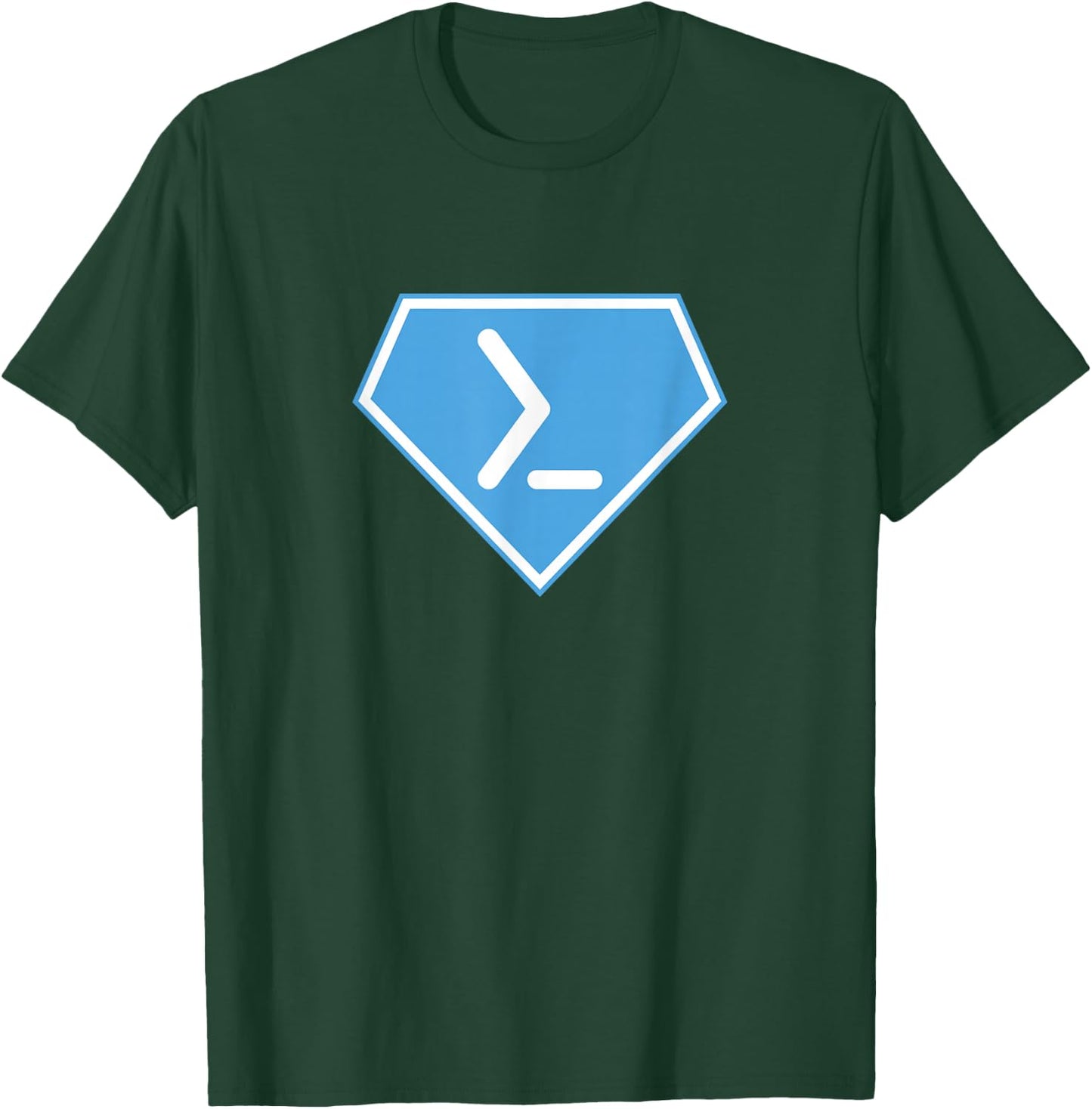 Powershell Super Power Diamond - Men Women T-Shirt - T-Shirt | Forest
