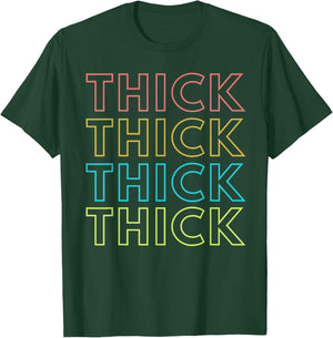 Thick Plus size women Funny Motivational Fitness Workout T-Shirt - T-Shirt | Forest