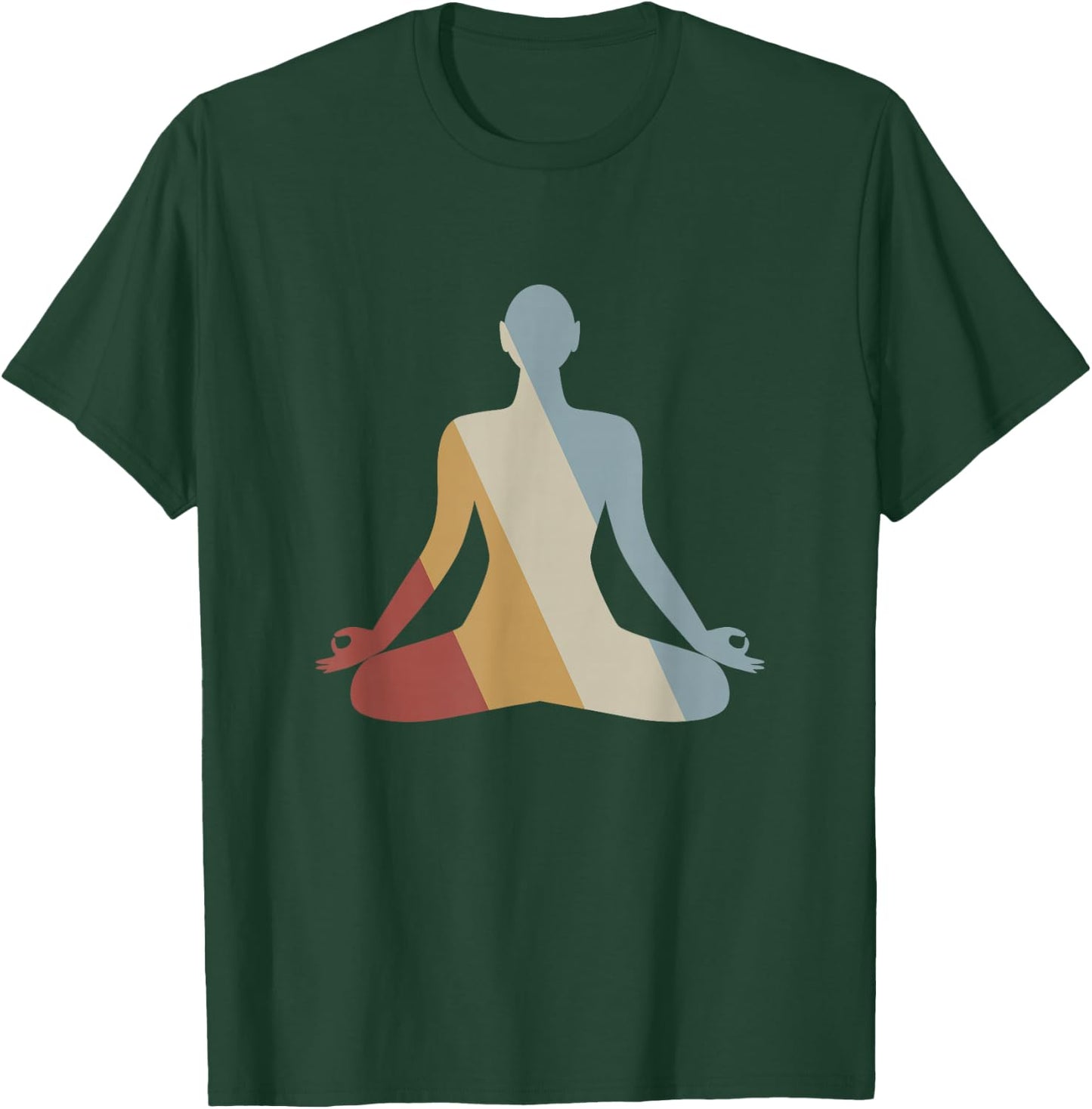Yoga Retro Style Vintage T-Shirt - T-Shirt | Forest