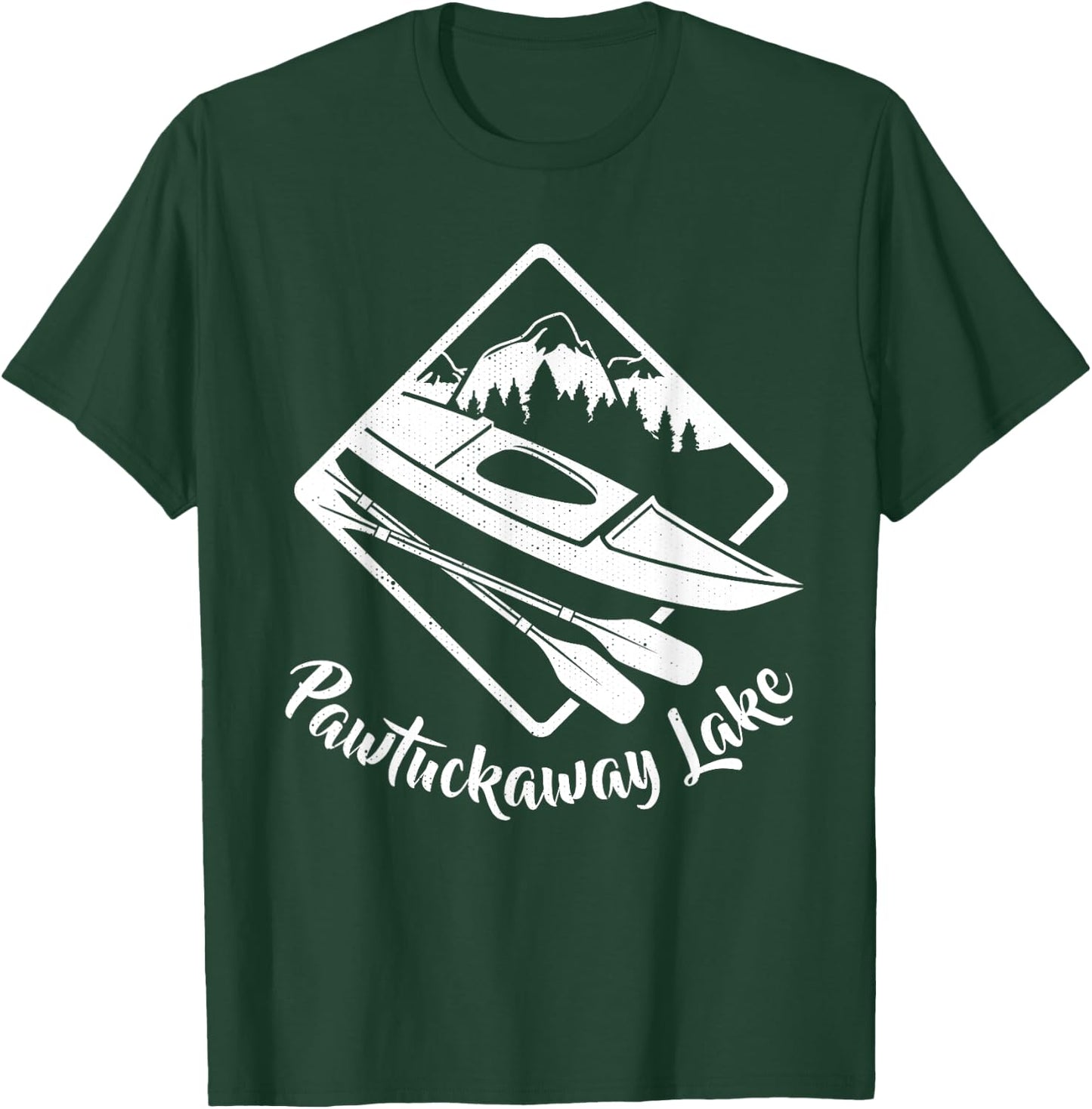 Pawtuckaway Lake Kayak Kayaking Boating Camping Rafting T-Shirt - T-Shirt | Forest