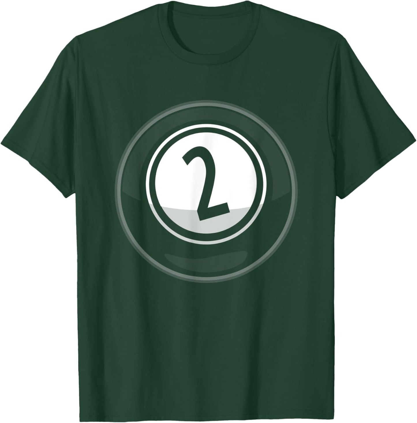 Matching Halloween Costume Set Billiard Balls 2 Ball T-Shirt - T-Shirt | Forest