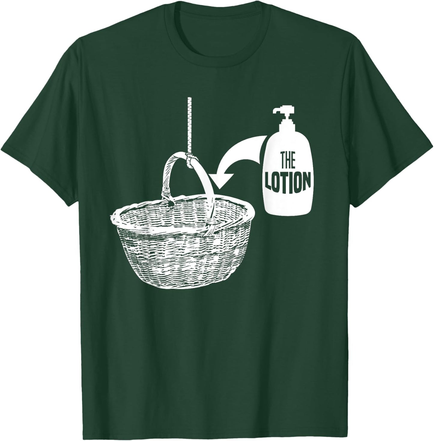 Put the Lotion in the Basket Shirt Creepy Halloween Torture T-Shirt - T-Shirt | Forest