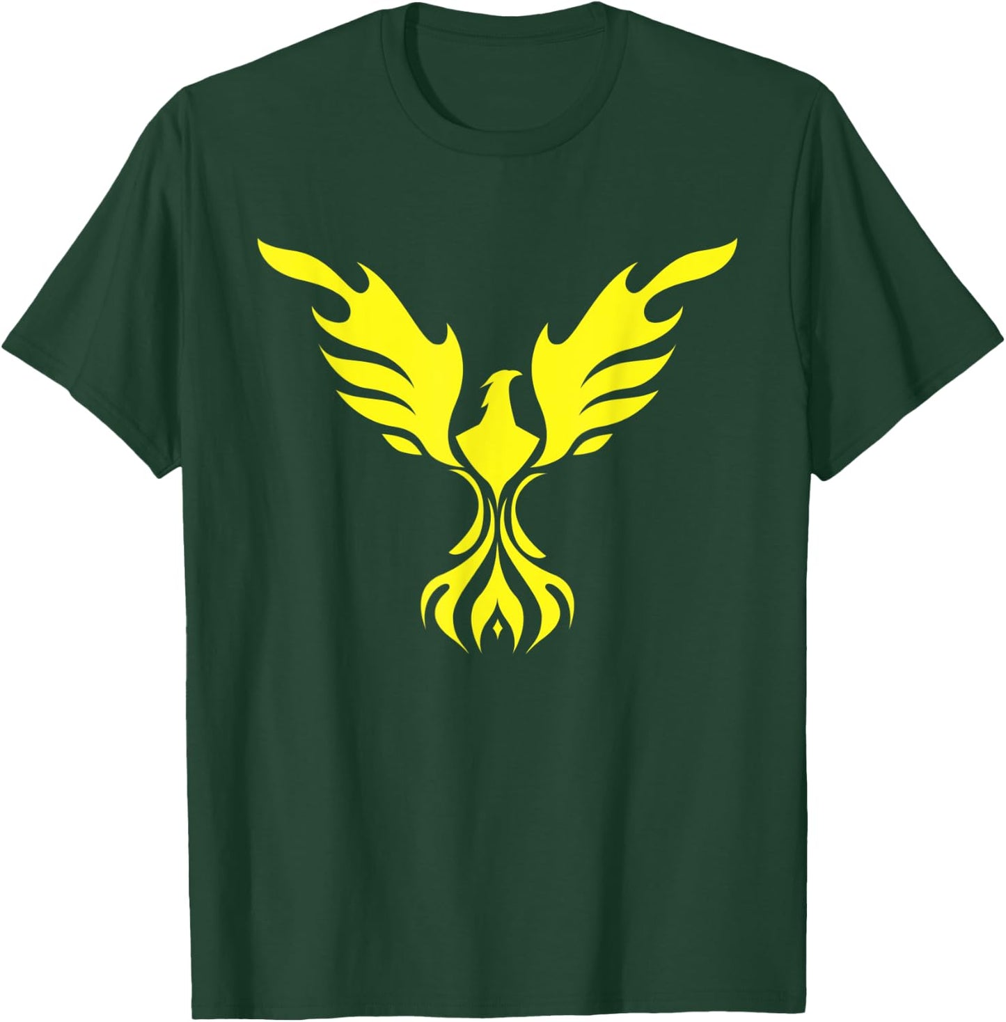 Yellow Phoenix 6 Life Rebirth Longevity Magic Renewal Gift T-Shirt - T-Shirt | Forest