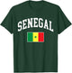 Senegal Senegalese Flag Retro Vintage Classic Graphic T-Shirt - T-Shirt | Forest