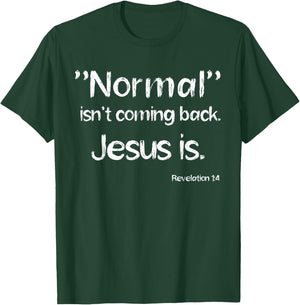 Revelation 1:4 Christian Rapture Bible Verse Jesus Message T-Shirt - T-Shirt | Forest