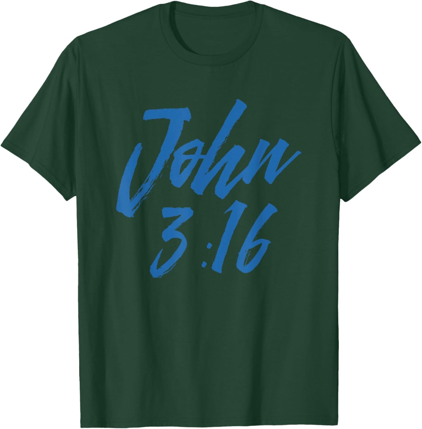 John 3:16 Funny Christian Bible Verses Gift Men Women Kids T-Shirt - T-Shirt | Forest