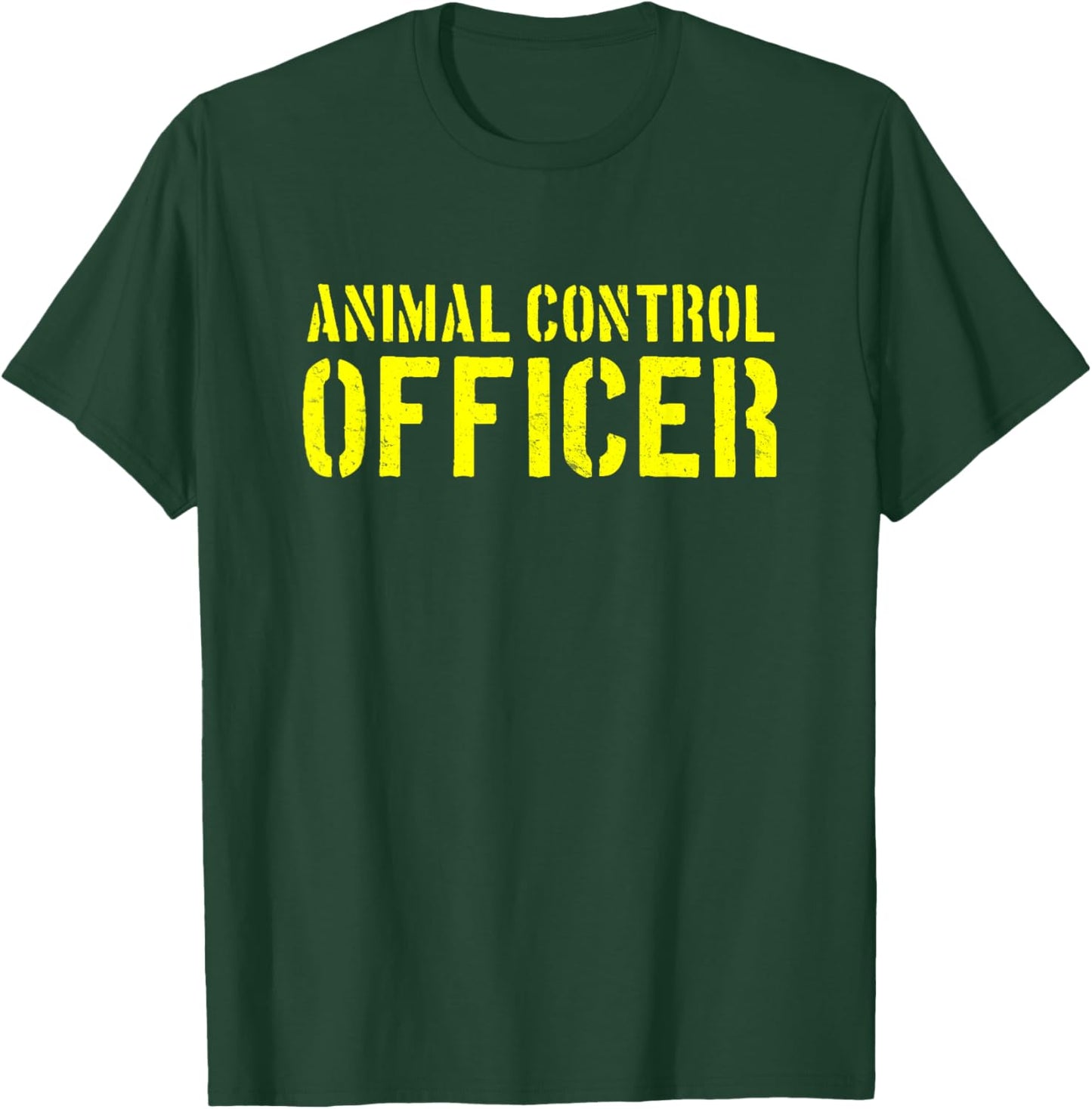 Animal Control Officer Public Safety Uniform Patrol T-Shirt - T-Shirt | Forest