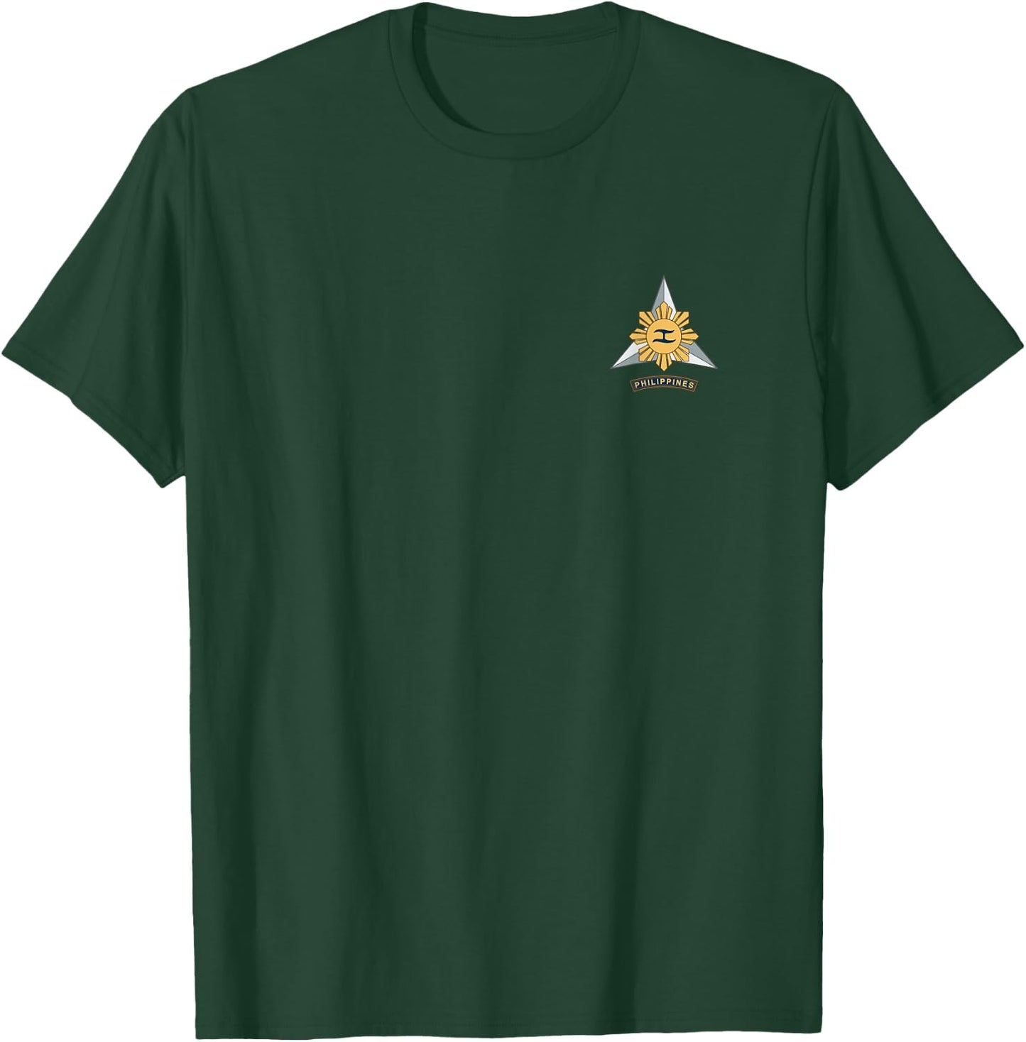Philippine Army Military Troops Filipino Patriot T-Shirt - T-Shirt | Forest