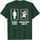 Dabbing Unicorn Cyber Security Analyst Technician Tech Gift T-Shirt - T-Shirt | Forest