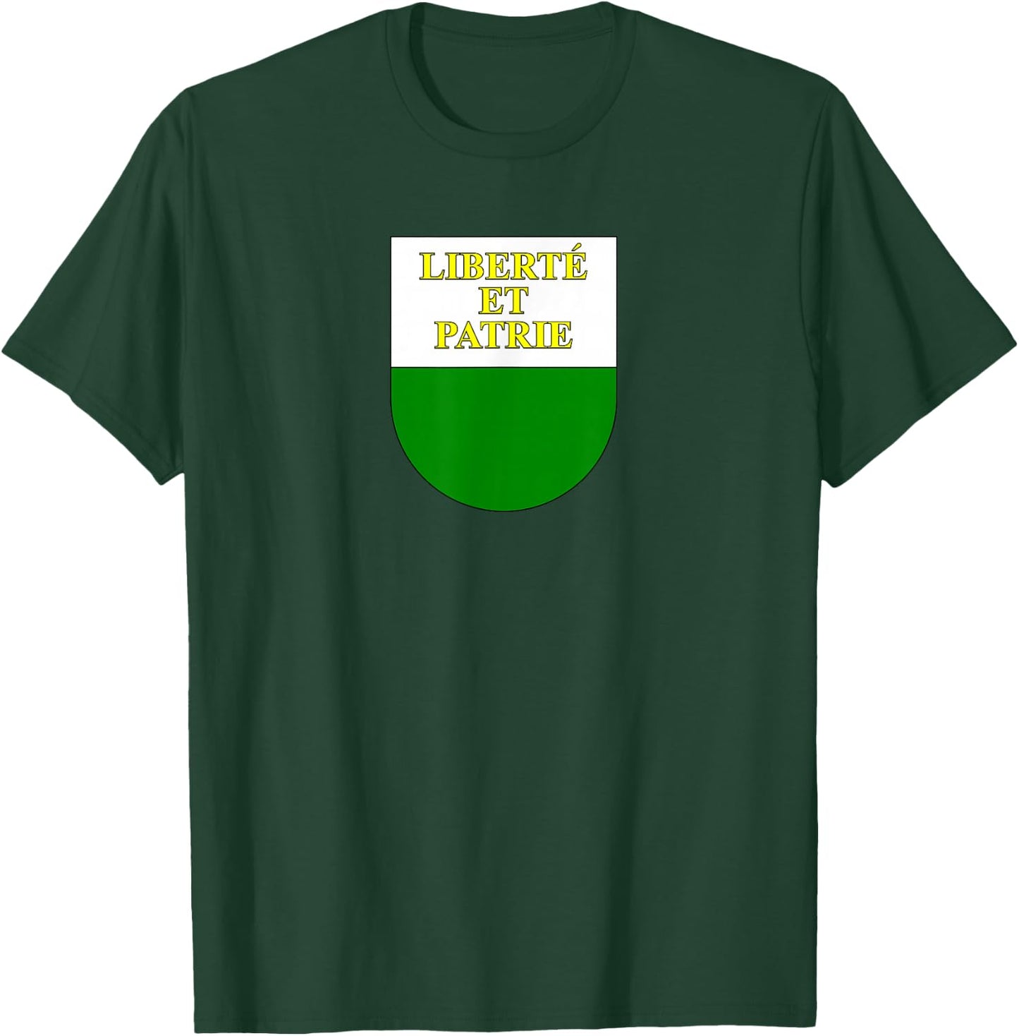 Vaud - Swiss Canton Coat of Arms T-Shirt - T-Shirt | Forest