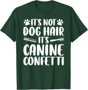 Cool Dog Groomer Women Grooming Dog Trainer Confetti T-Shirt - T-Shirt | Forest
