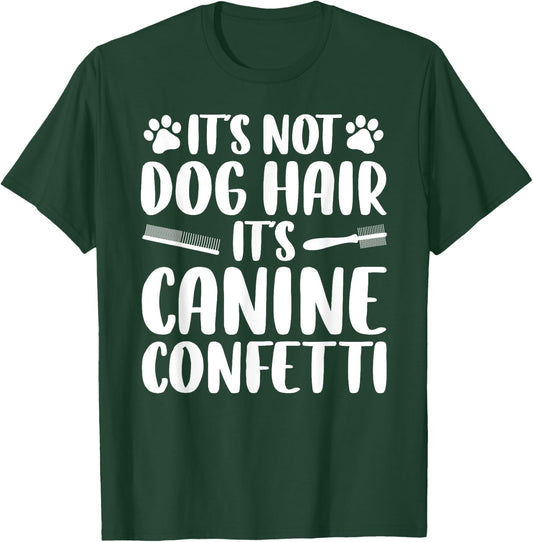 Cool Dog Groomer Women Grooming Dog Trainer Confetti T-Shirt - T-Shirt | Forest