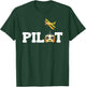 RC Pilot Model Aeroplane Remote Controlled Aeroplane RC Tarpaulin T-Shirt - T-Shirt | Forest
