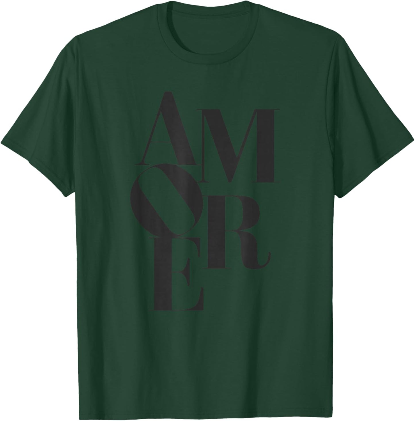 Amore - Romantic Love Passion Italian Gift T-Shirt - T-Shirt | Forest