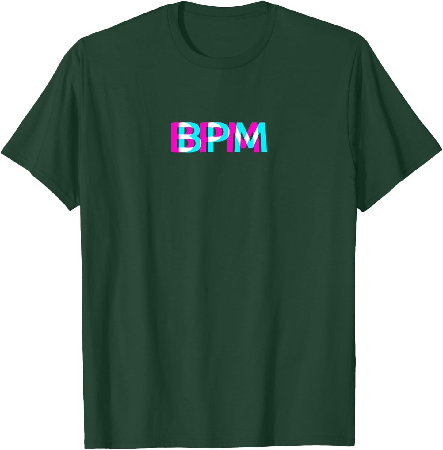 BPM Clubbing Techno DJ EDM Rave Raver Goa Festival Outfit T-Shirt - T-Shirt | Forest