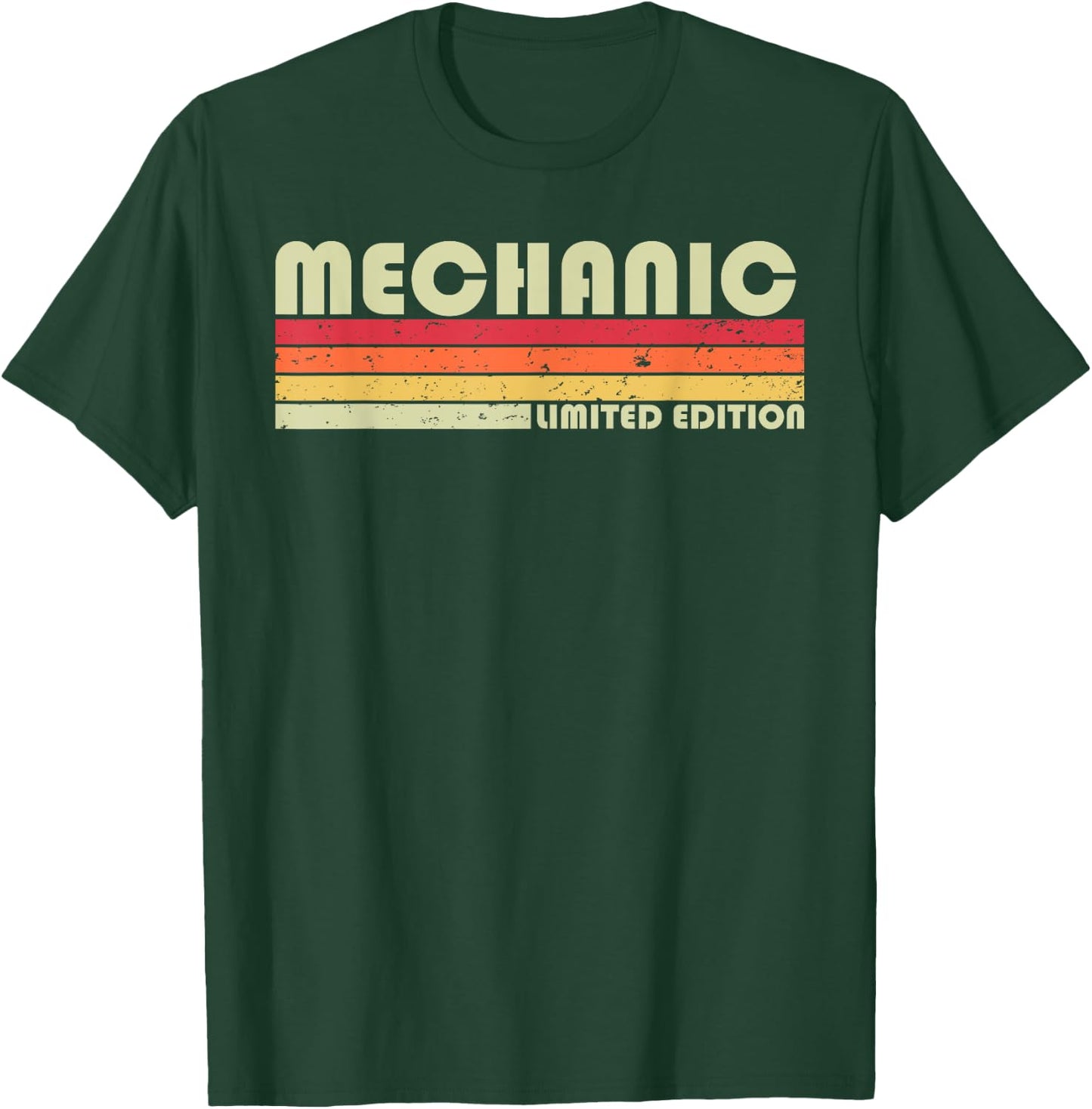 MECHANIC Funny Job Title Profession Birthday Worker Idea T-Shirt - T-Shirt | Forest