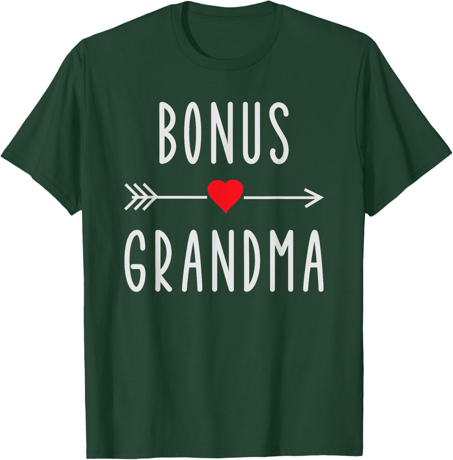 Bonus Grandma Funny Stepgrandma Gift Mother's Day T-Shirt - T-Shirt | Forest