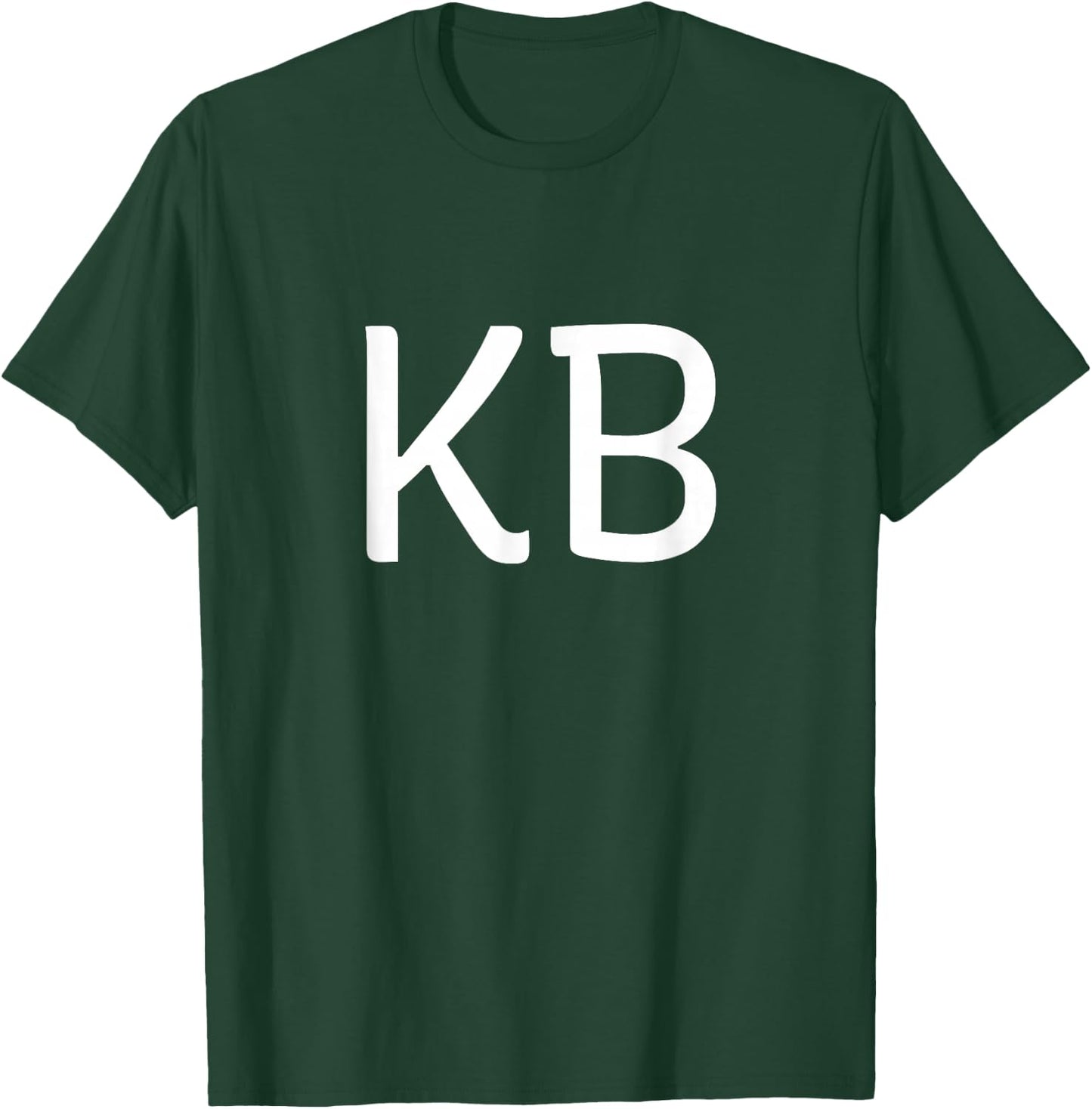KB Two Letter Pair - Elegant Personalized Initials T-Shirt - T-Shirt | Forest