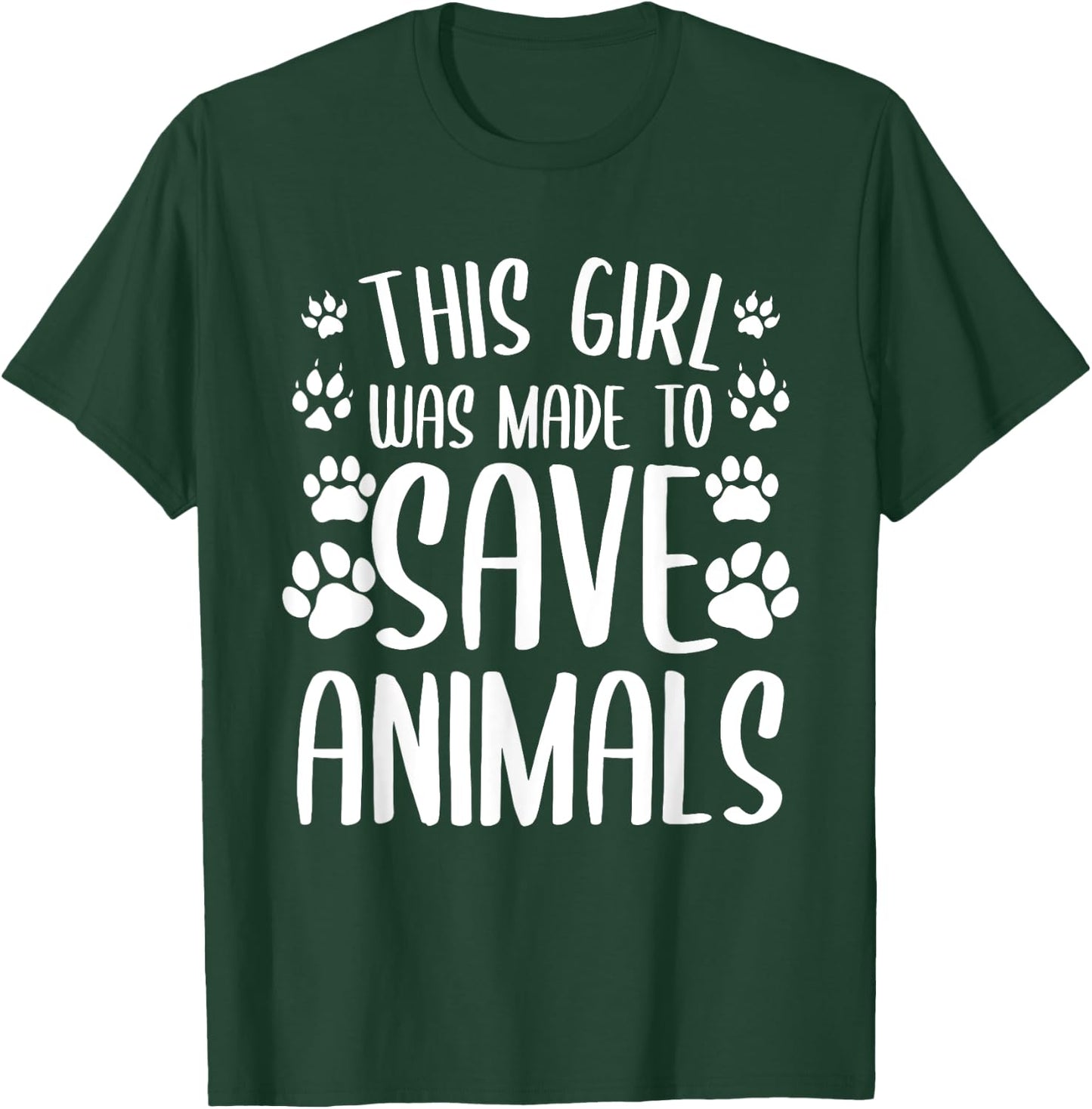 Funny Veterinarian Design For Girls Women Vet Tech Assistant T-Shirt - T-Shirt | Forest