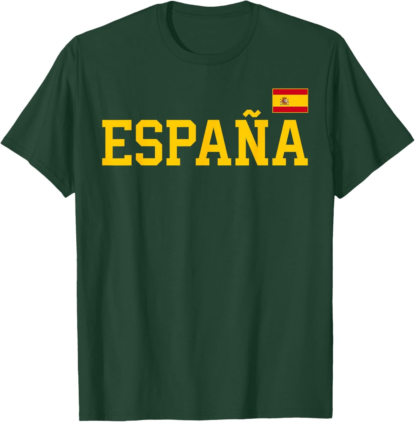 Spain T Shirt Women Men Kids Spanish Flag Red España T-Shirt - T-Shirt | Forest