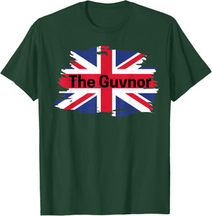The Guvnor - Funny UK Flag T-Shirt - T-Shirt | Forest