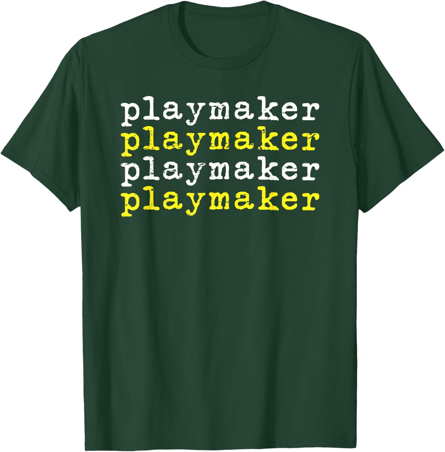 Playmaker elite athlete sports training workout T-Shirt - T-Shirt | Forest