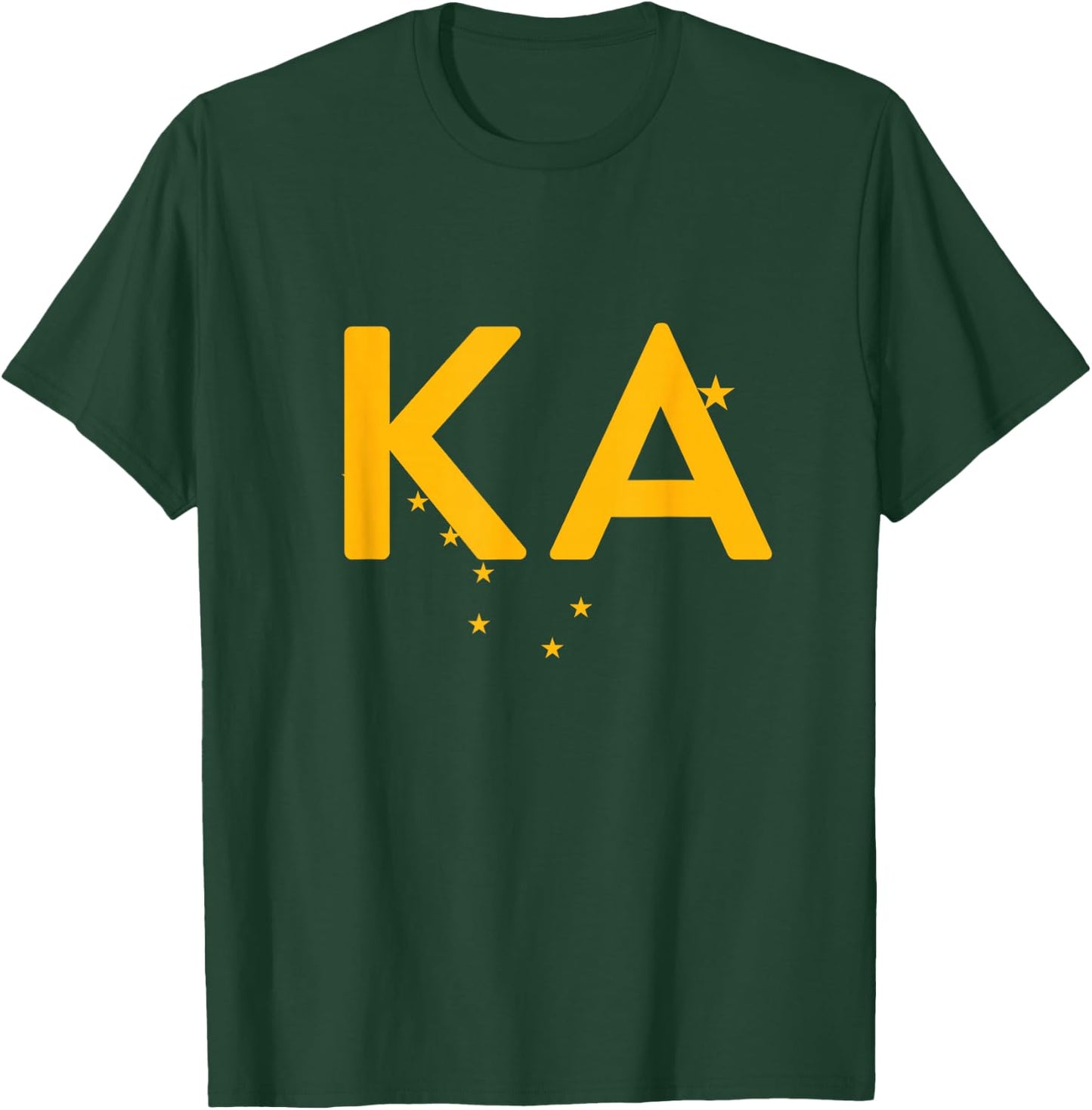 KA - Alaska Three Part Combo Design - Alaskan Flag Part 3 T-Shirt - T-Shirt | Forest