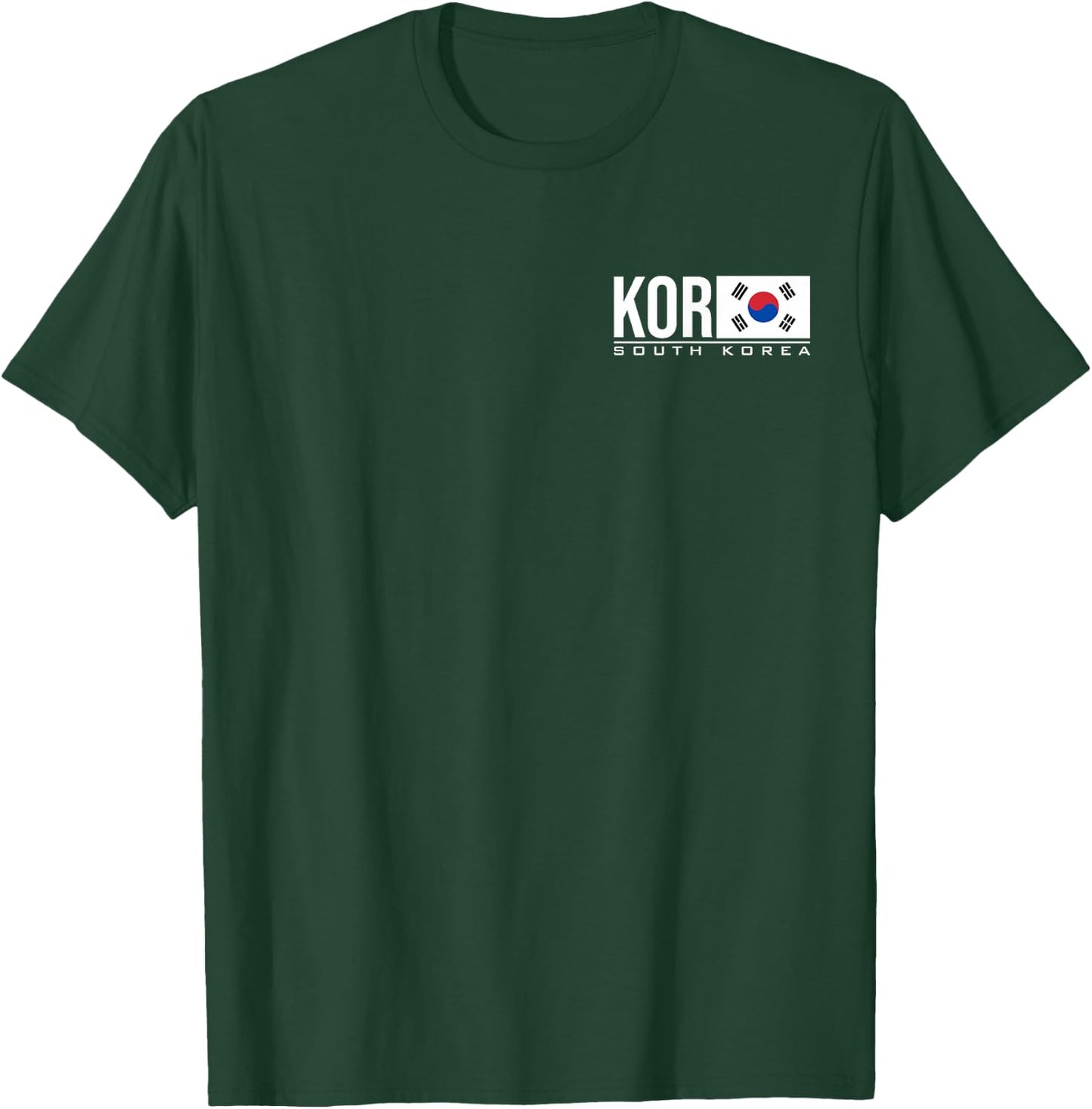 South Korea Flag Korean Sports Games Athletic Jersey Style T-Shirt - T-Shirt | Forest