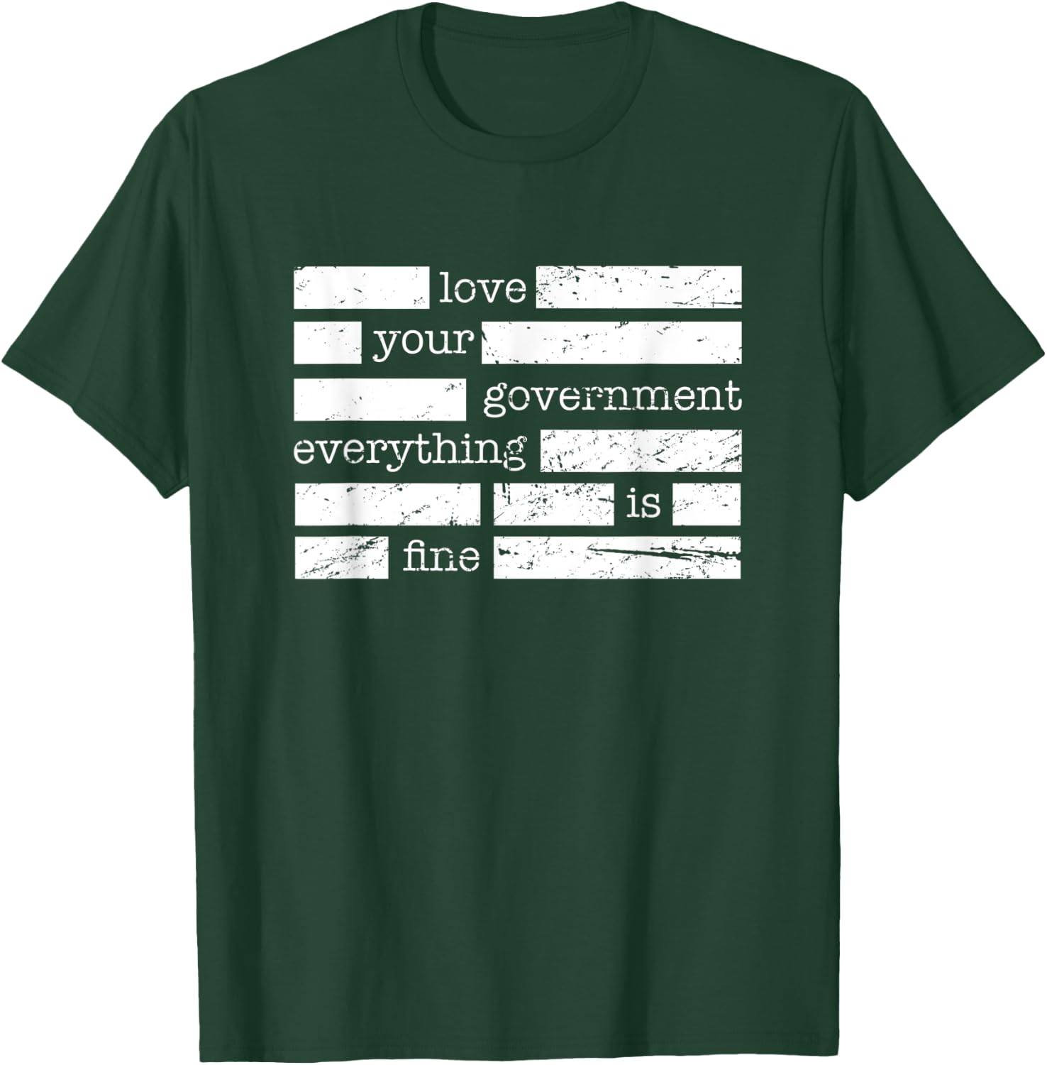 Redacted Conspiracy Theorist T-Shirt - T-Shirt | Forest