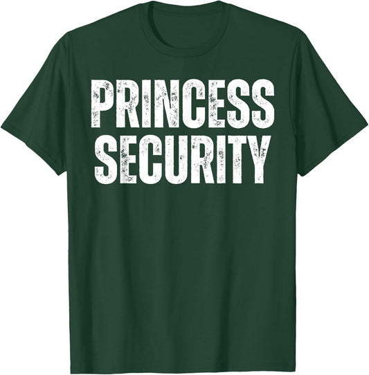 Matching Funny Princess Halloween Security Costume Dad Men T-Shirt - T-Shirt | Forest