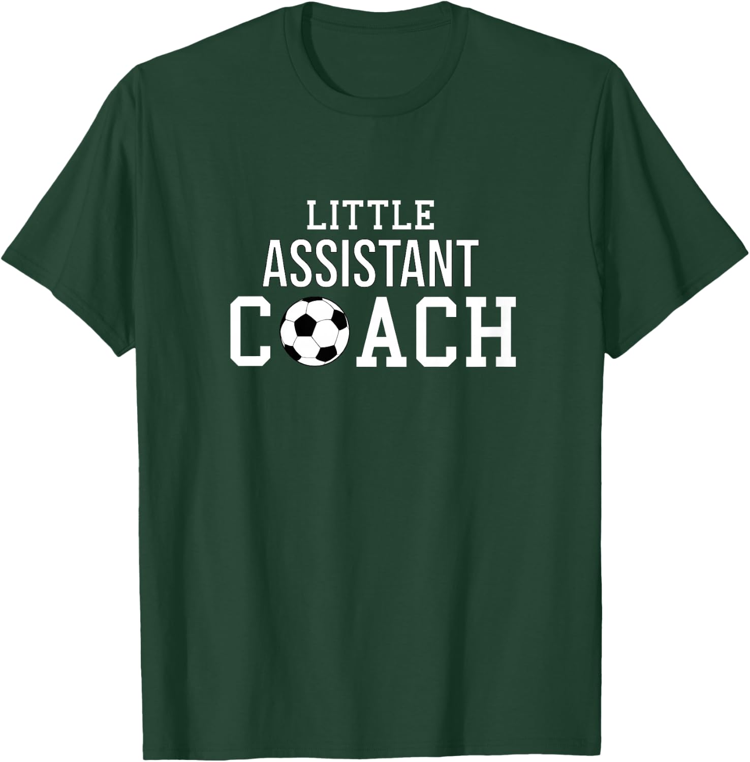 Soccer Coach Shirt - Little Assistant Coach Child Helper T-Shirt - T-Shirt | Forest