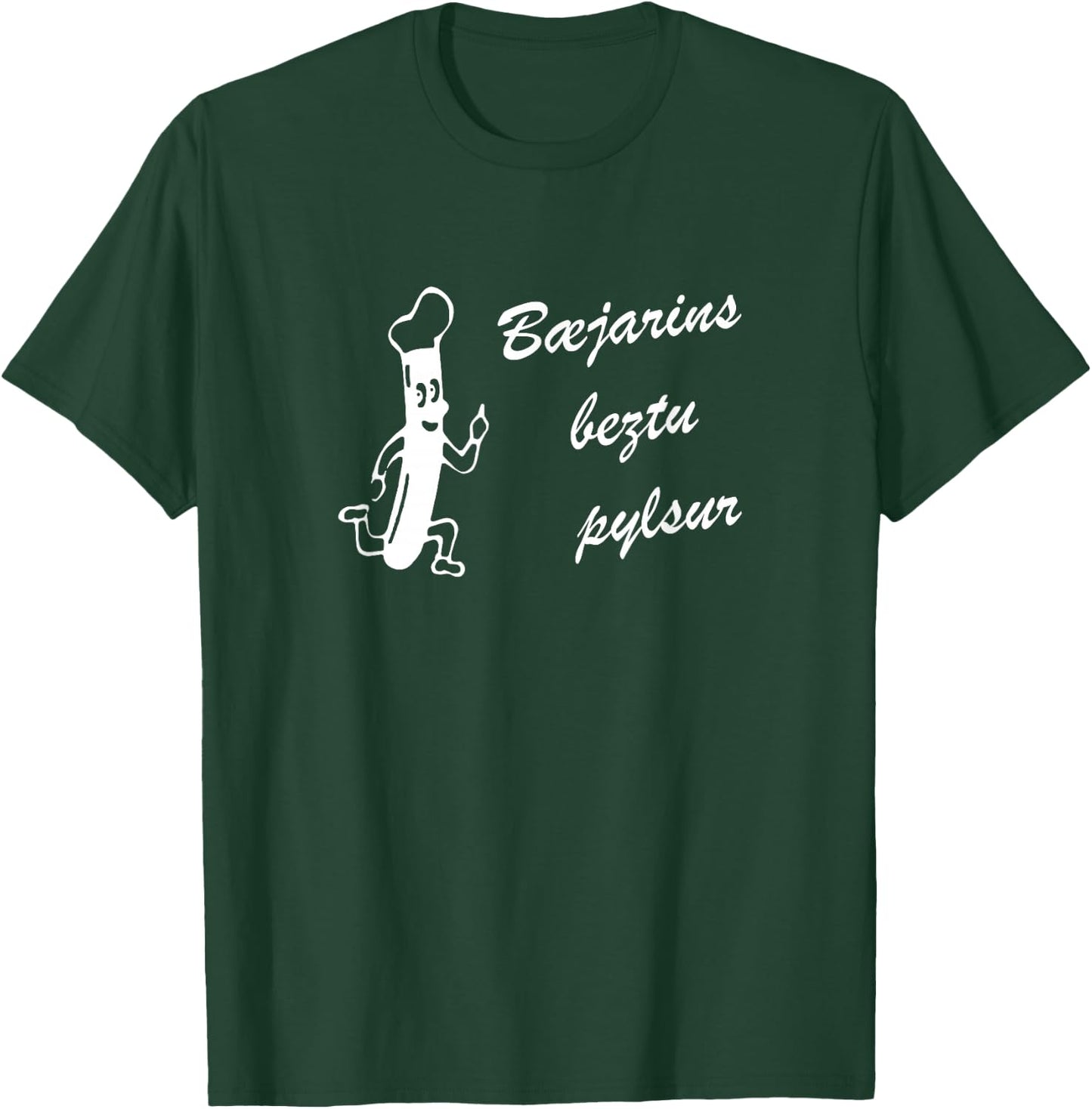 Iceland Shirt - Hotdog Foodie T-Shirt - T-Shirt | Forest