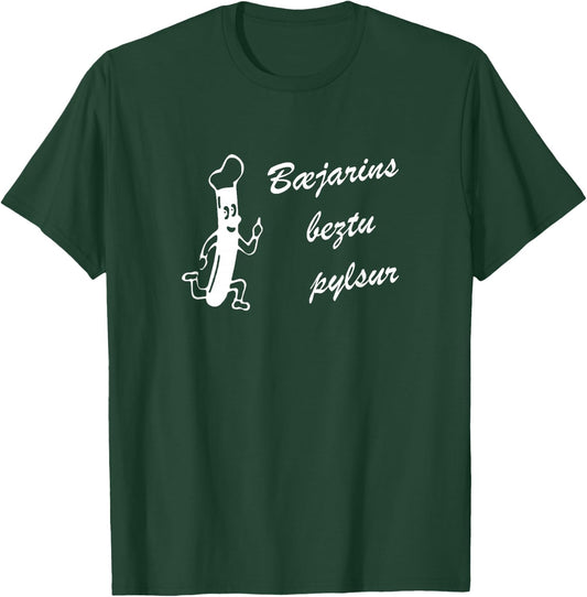 Iceland Hotdog Foodie T-Shirt - T-Shirt | Forest