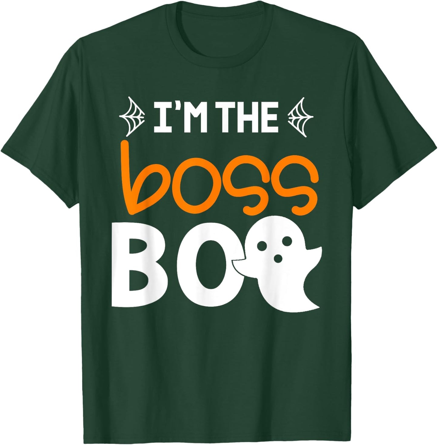 Boss Boo Shirt Family Costume Halloween PJs T-Shirt - T-Shirt | Forest