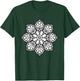 Flower Mandala, Wood Carving Colorable gift T-Shirt - T-Shirt | Forest