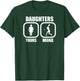 Daughters: Yours, Mine - Funny Tennis Mom Tennis Dad Coach T-Shirt - T-Shirt | Forest