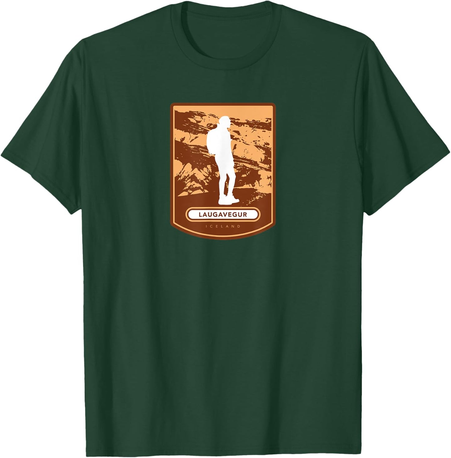 Laugavegur – Iceland T-Shirt - T-Shirt | Forest