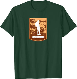 Laugavegur – Iceland T-Shirt - T-Shirt | Forest