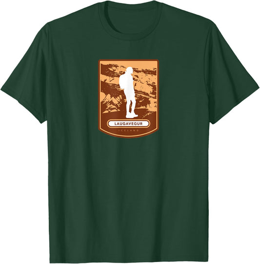 Laugavegur – Iceland T-Shirt - T-Shirt | Forest