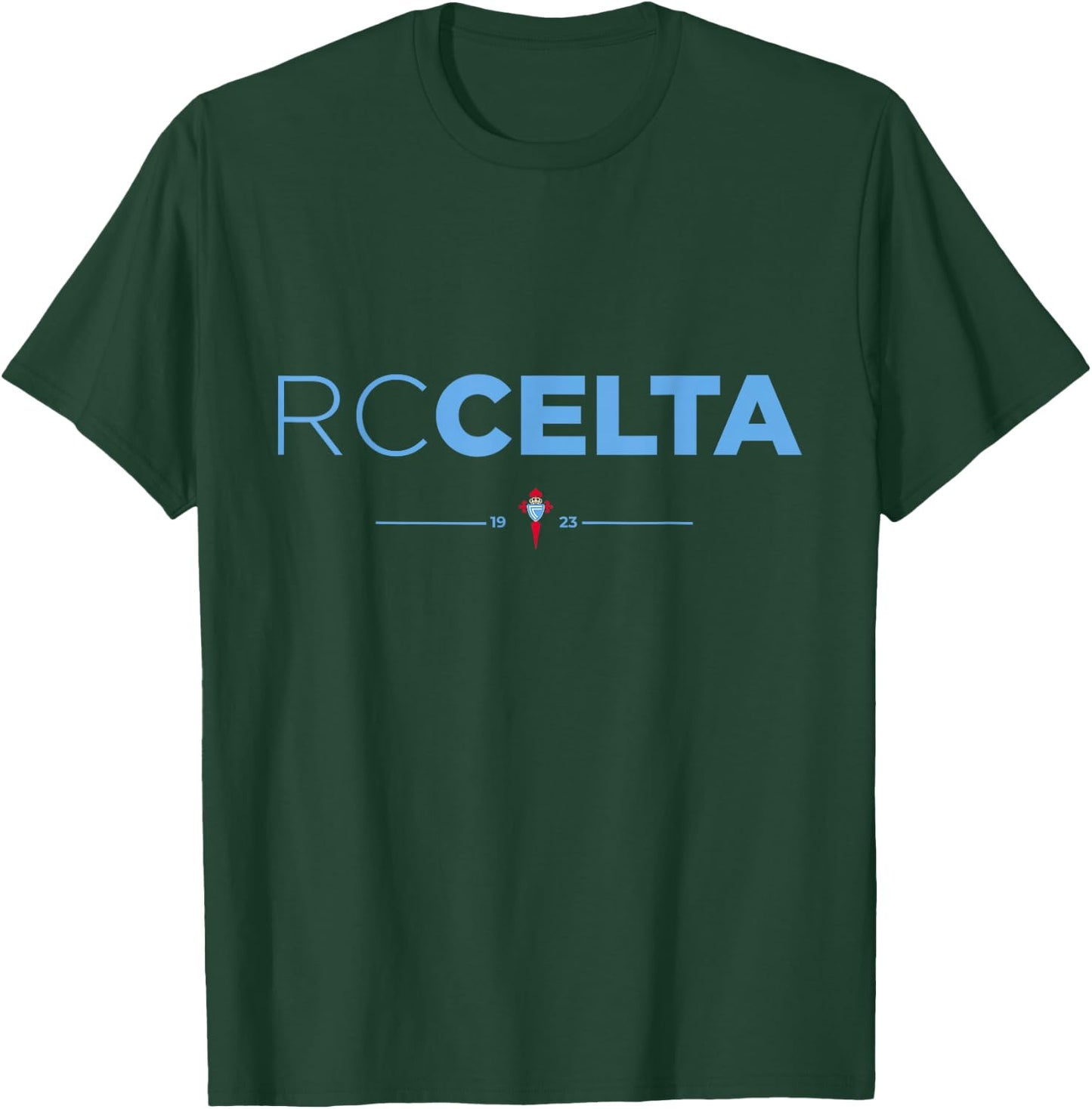 Real Club Celta RC Celta 1923 -Adults Black T-Shirt - T-Shirt | Forest