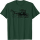 Amish Buggy Horse and Buggy Wagon T-Shirt - T-Shirt | Forest