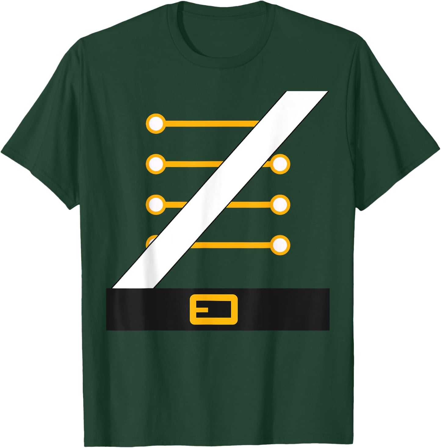 Nutcracker Costume Uniform Matching Toy Soldier Halloween T-Shirt - T-Shirt | Forest
