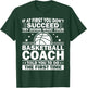 Funny Basketball Coaching Women Team Player Sports T-Shirt - T-Shirt | Forest