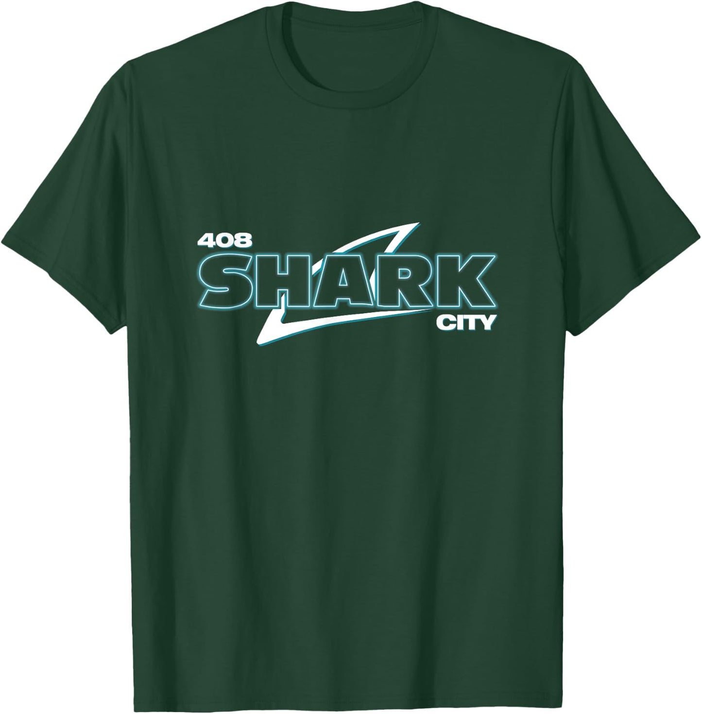 Shark City San Jose Savages Shirt , Black, Small, -Adults, Short Sleeve, Modern, Casual, San Jose Themed T-Shirt - T-Shirt | Forest
