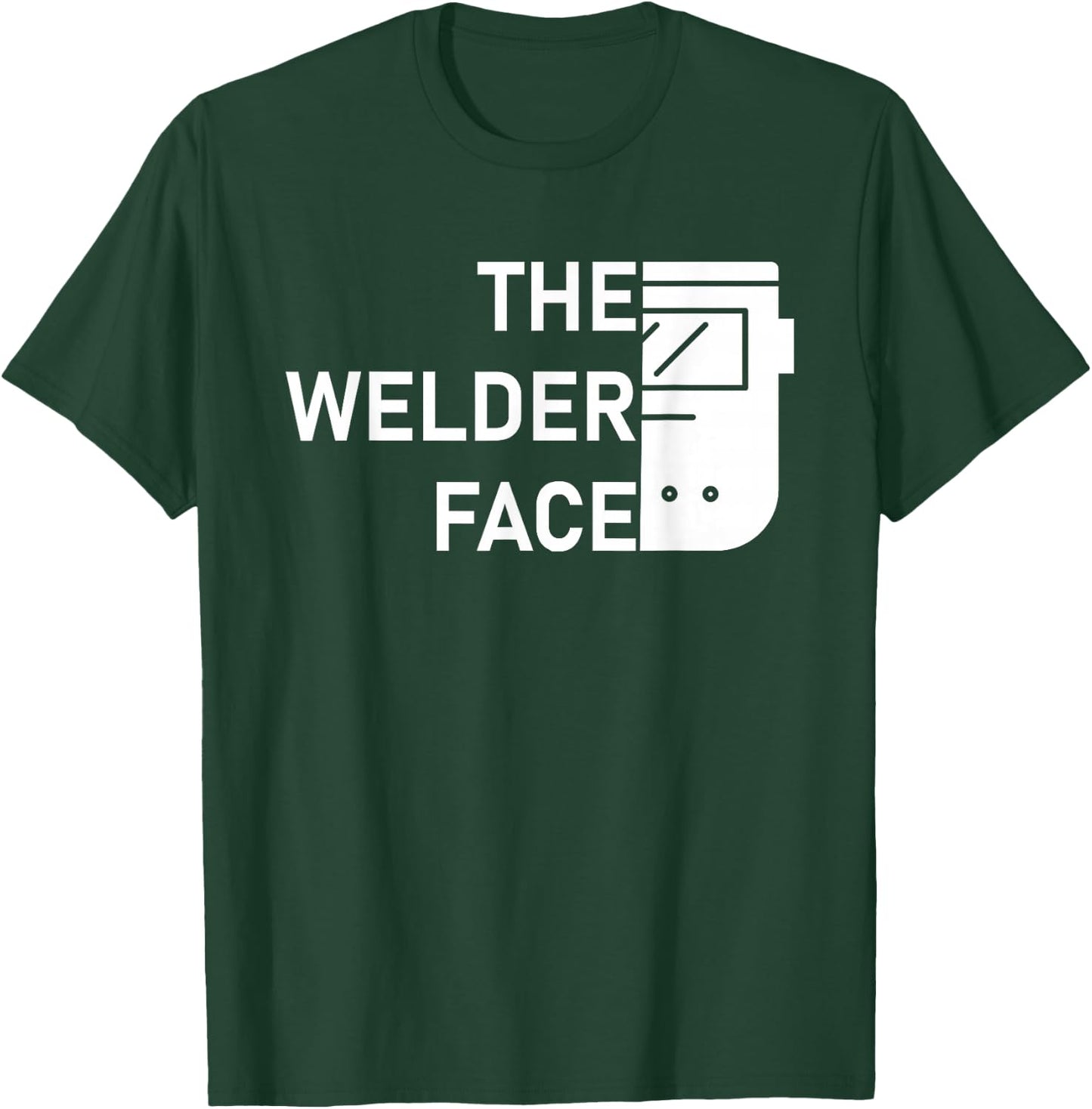 The Welder Face T-Shirt - T-Shirt | Forest