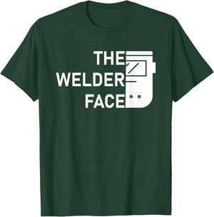 The Welder Face T-Shirt - T-Shirt | Forest