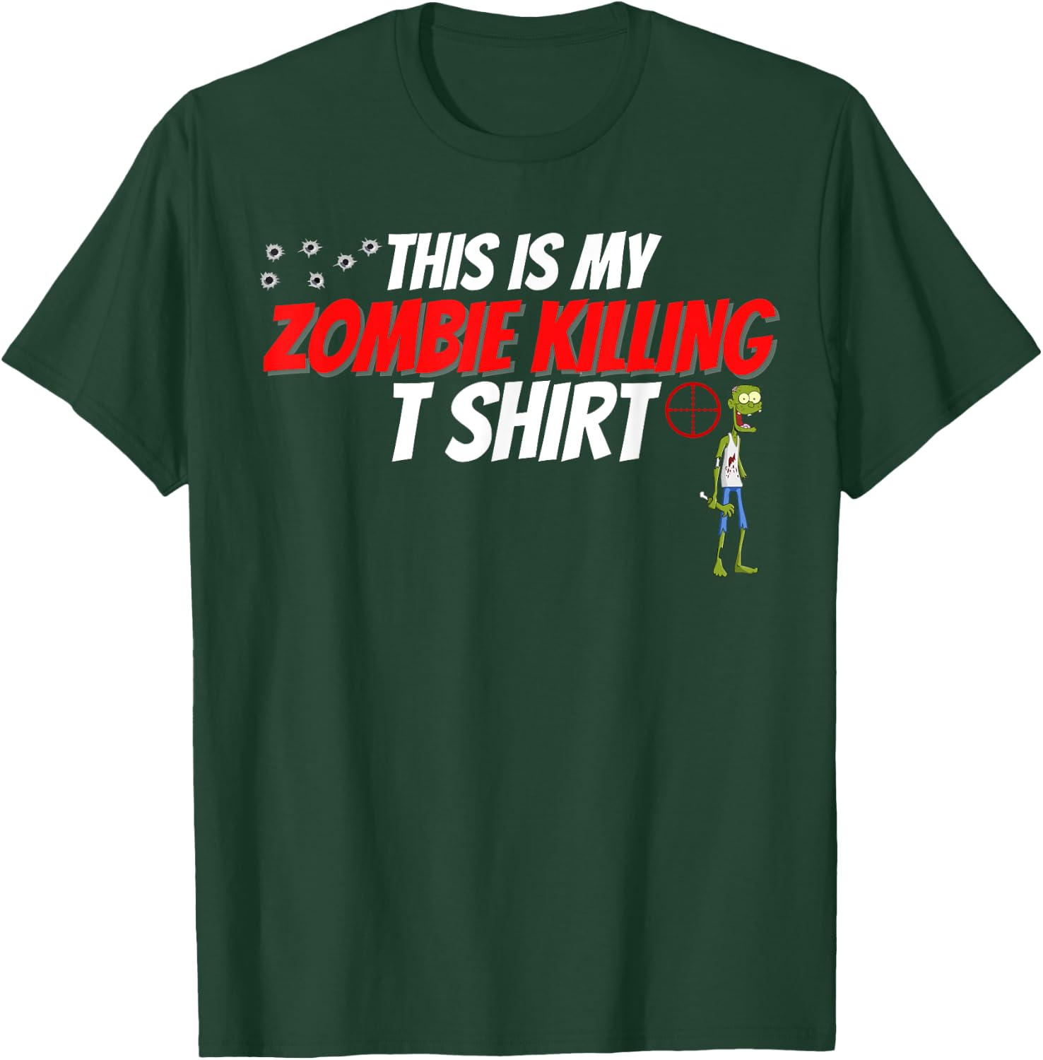 Zombie Outbreak Response Team Undead Zombie Apocalypse T-Shirt - T-Shirt | Forest